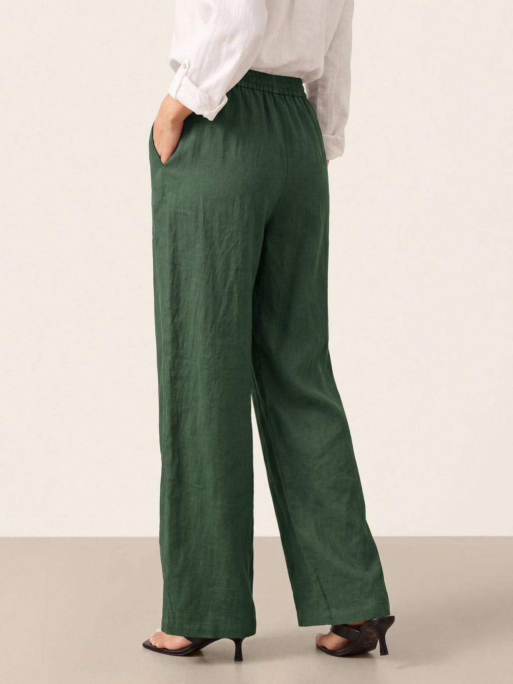 100% Linen Classic Pants