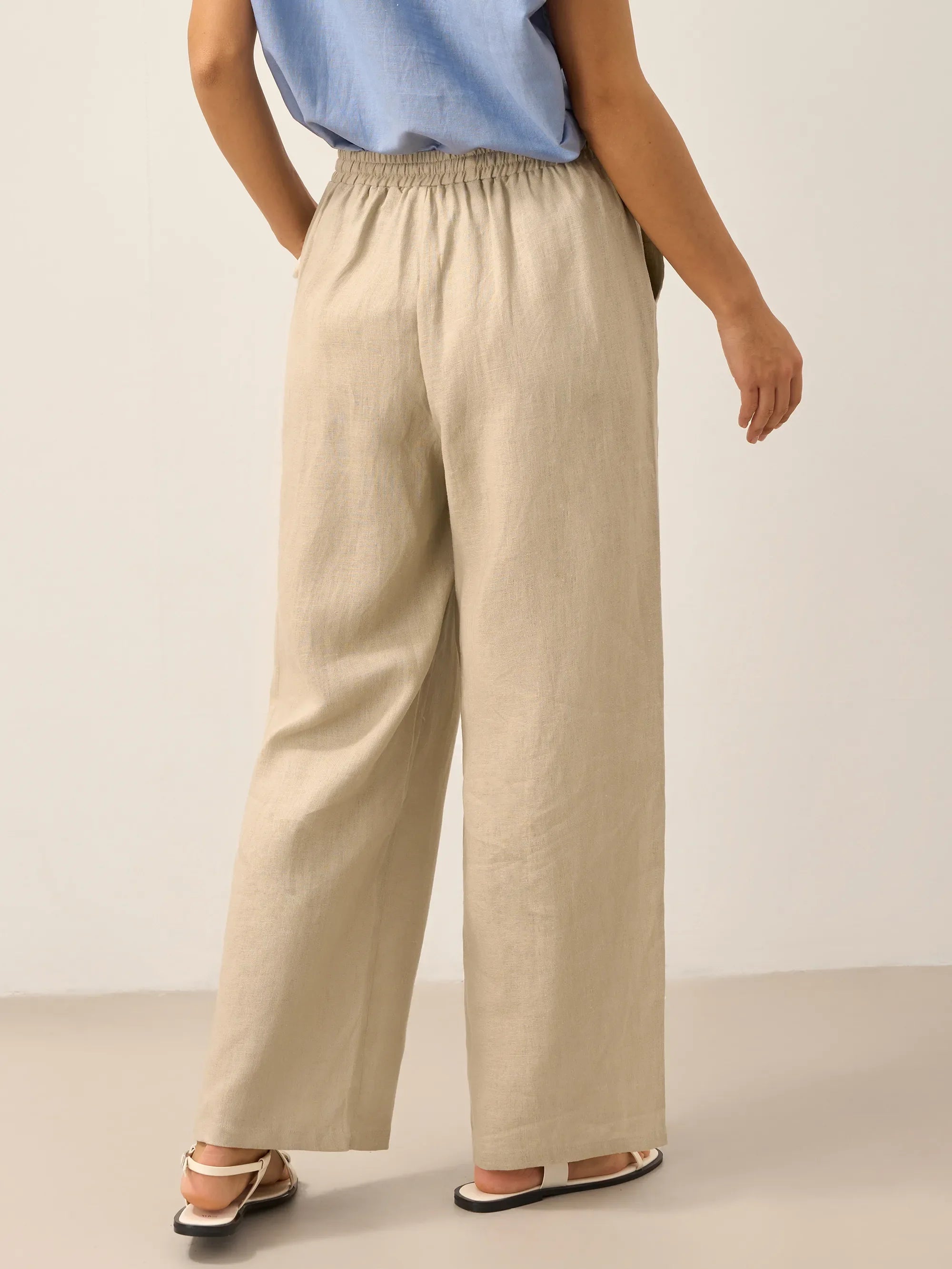 100% Linen Classic Pants