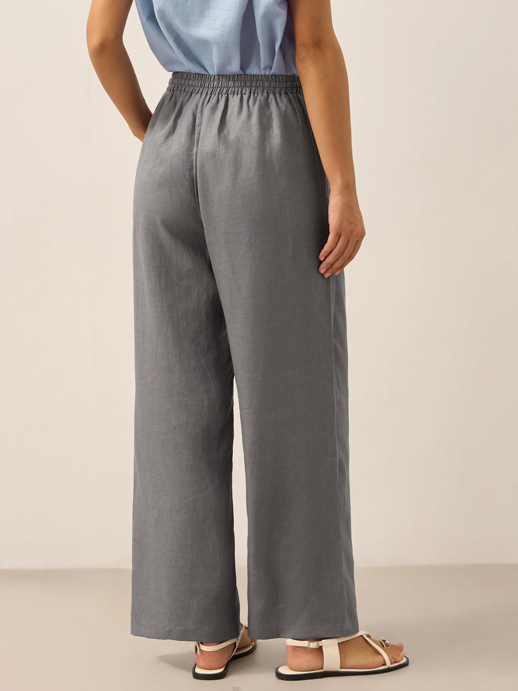 100% Linen Classic Pants