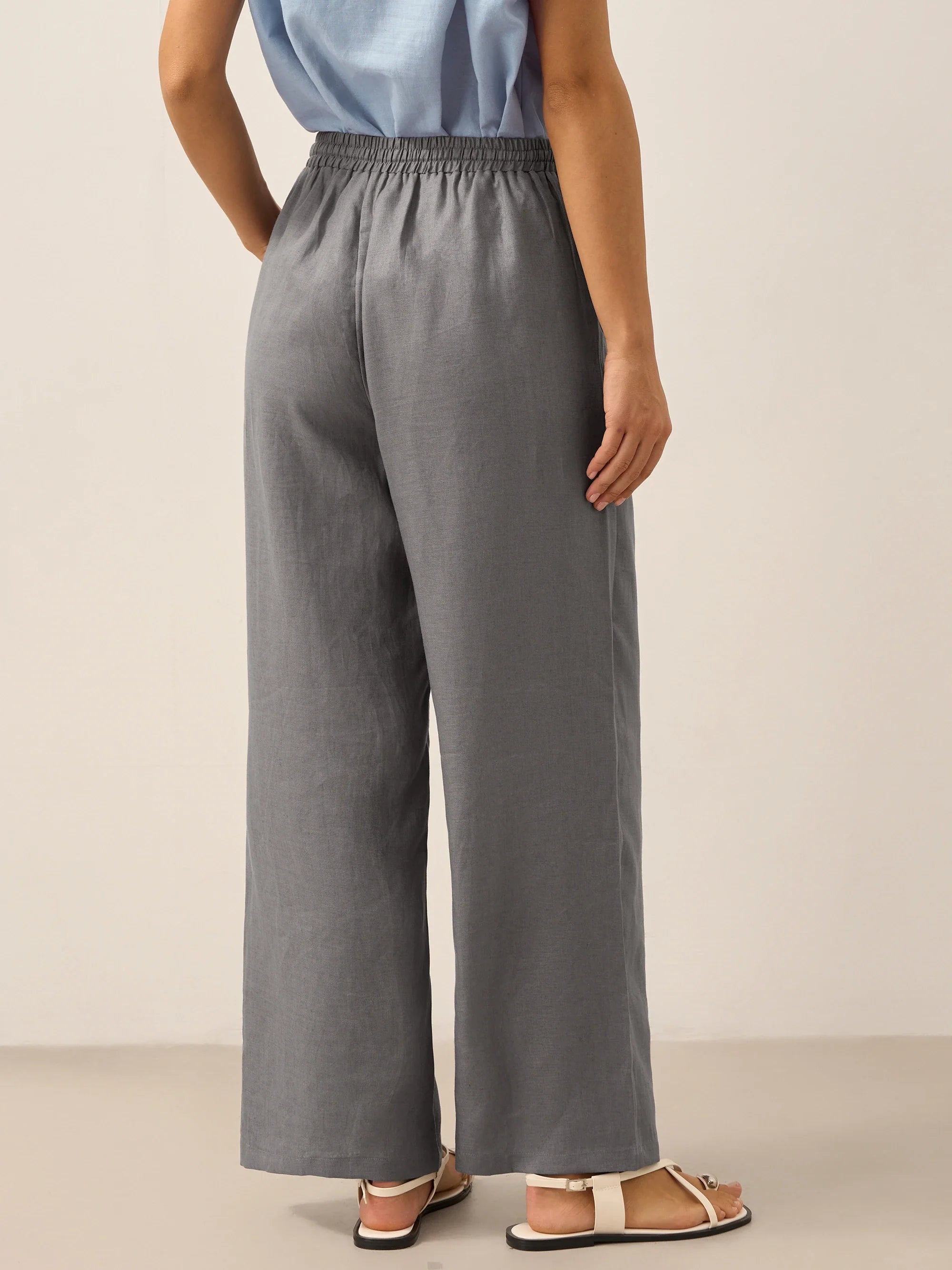 100% Linen Classic Pants