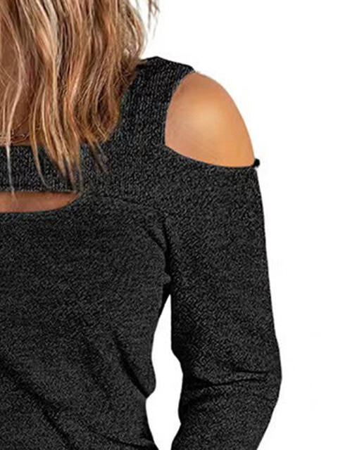 Womens Cold Shoulder Shirt