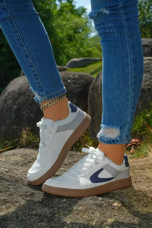 Leather Lace Up Sneaker