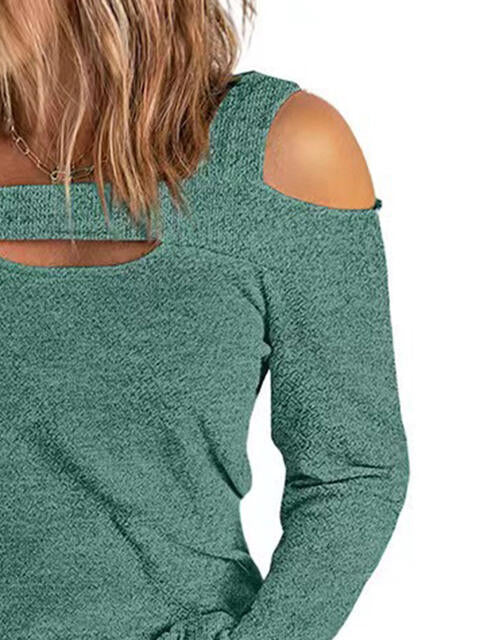 Womens Cold Shoulder Shirt