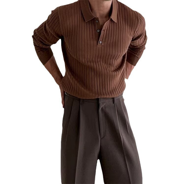 Mens Knit Polo