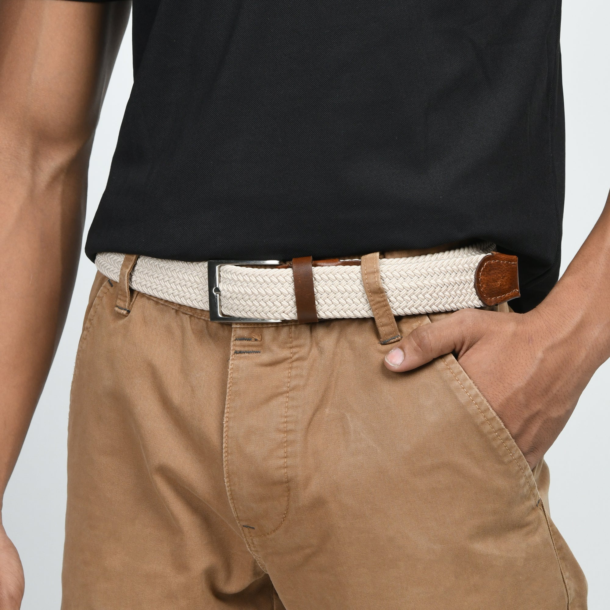 Braided Canvas Belt
