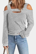 Womens Cold Shoulder Shirt