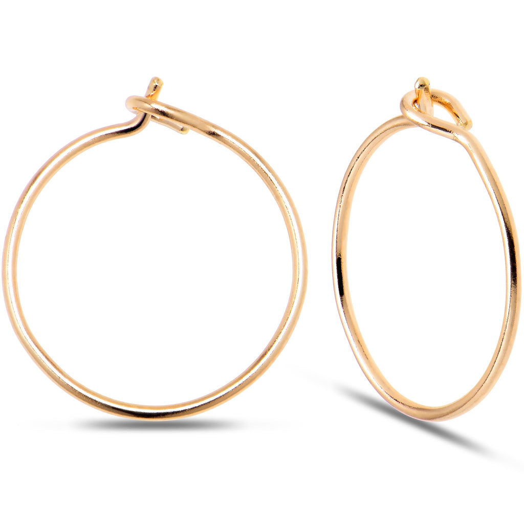 14K Gold Filled Hoops
