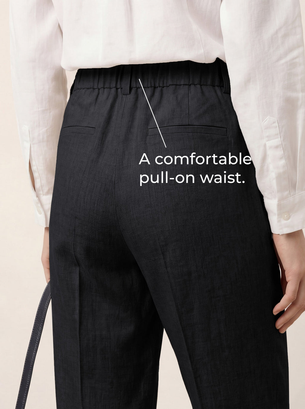 Linen Tailored Dress Pants