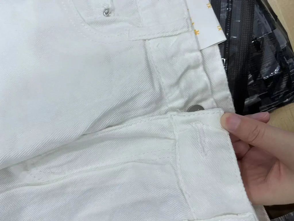 Womens Ripped Jean Short