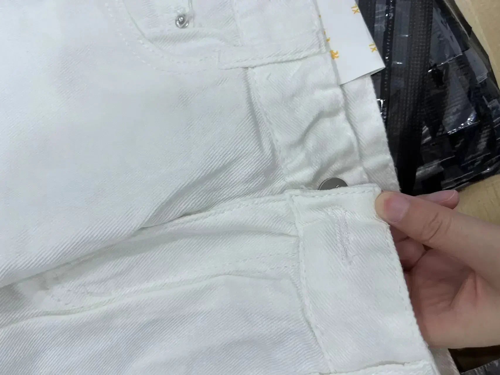 Womens Ripped Jean Short