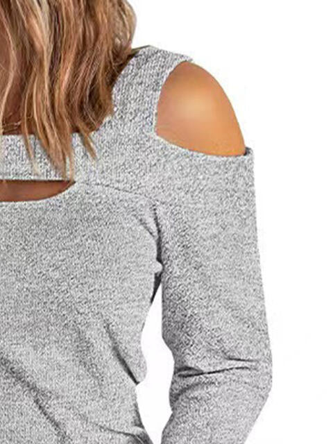 Womens Cold Shoulder Shirt