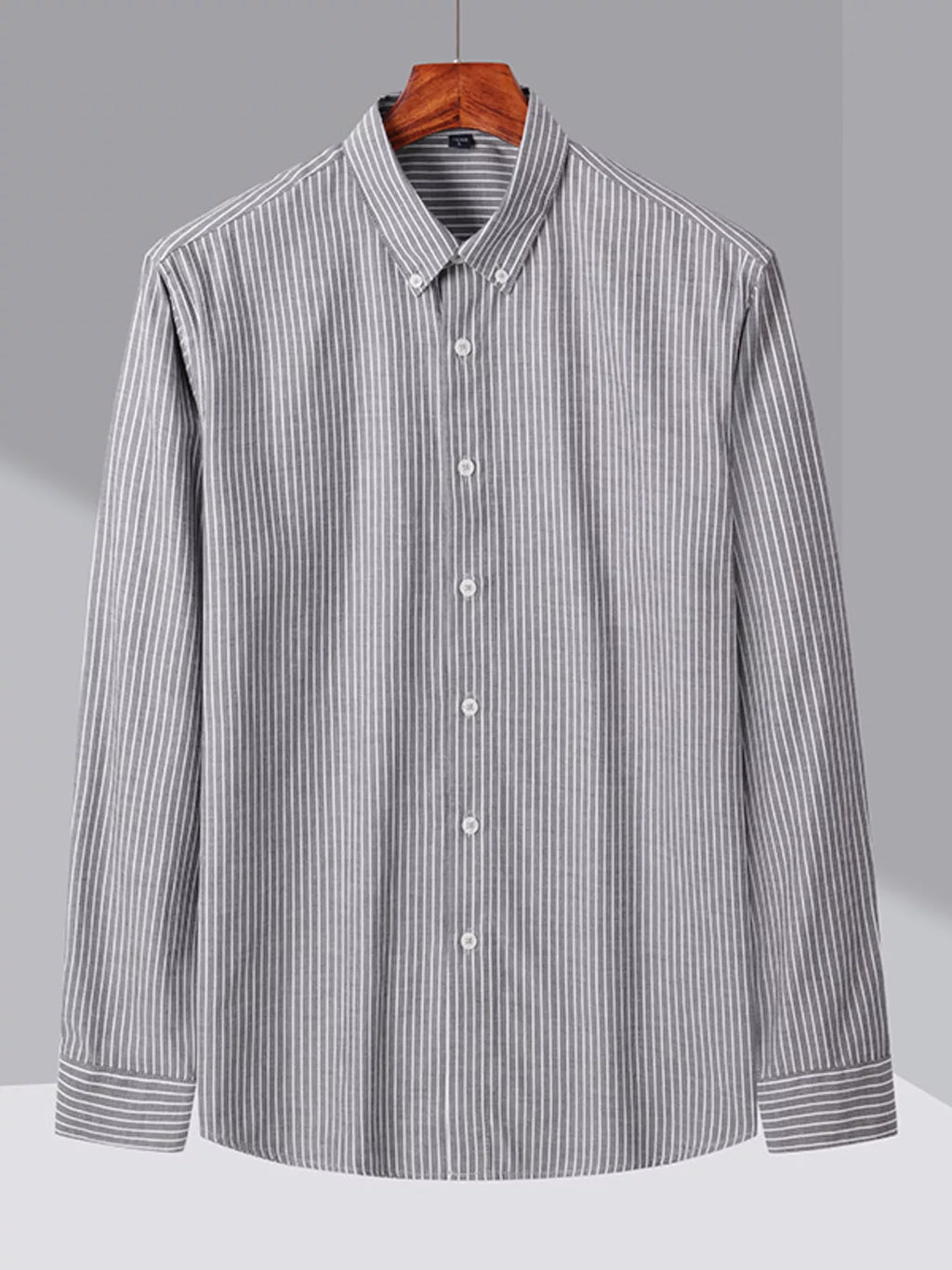 Mens Striped Oxford Shirt