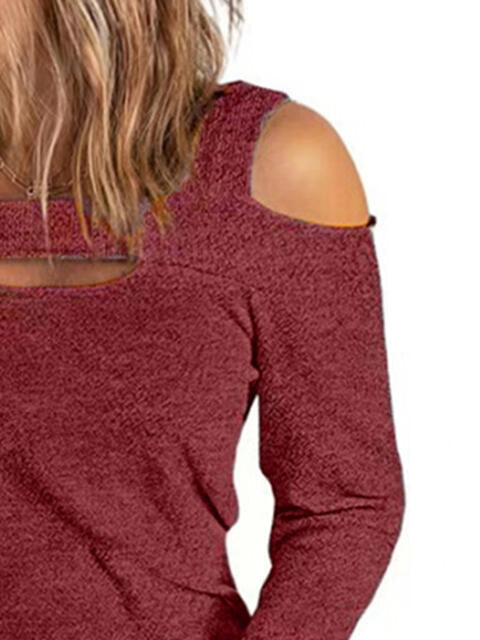Womens Cold Shoulder Shirt