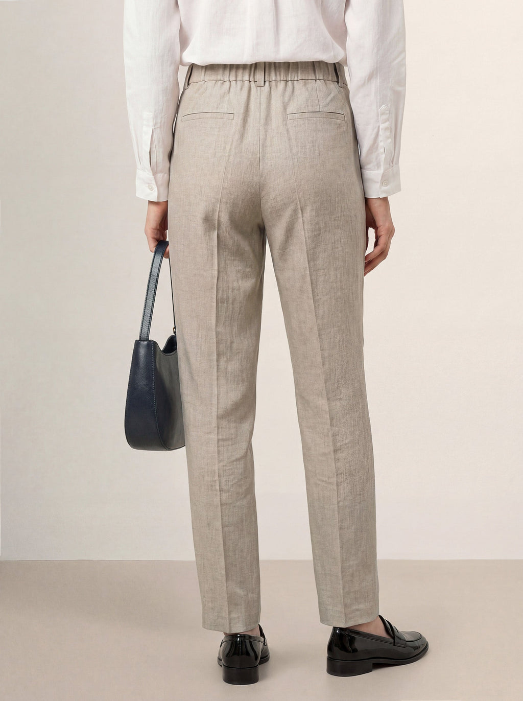 Linen Tailored Dress Pants