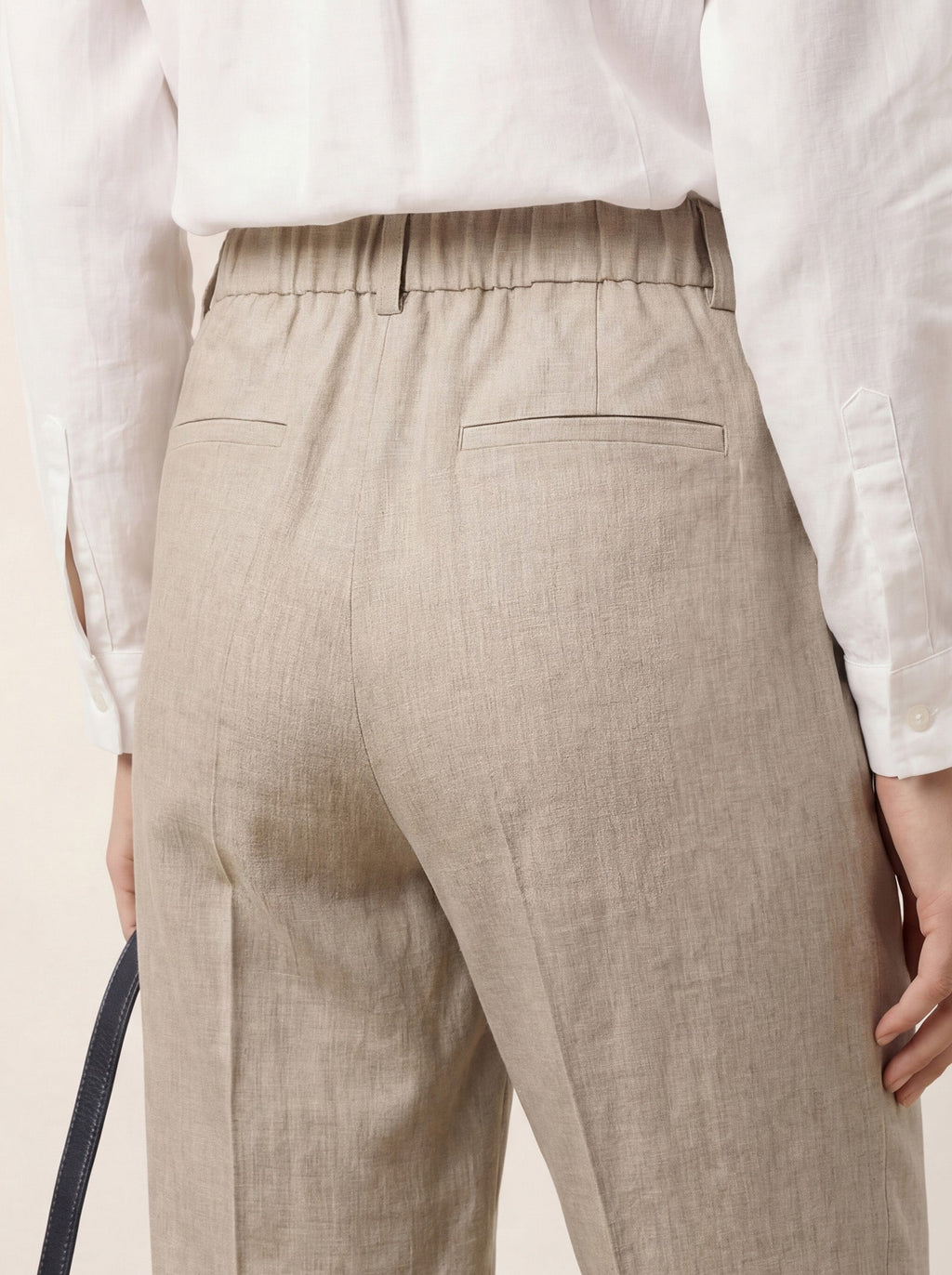 Linen Tailored Dress Pants