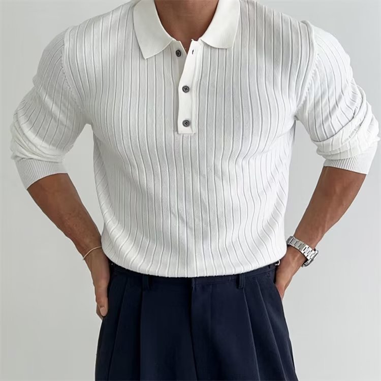 Mens Knit Polo