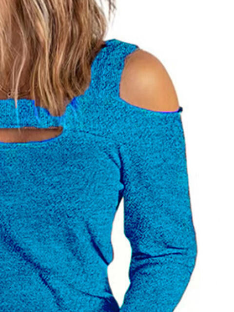 Womens Cold Shoulder Shirt