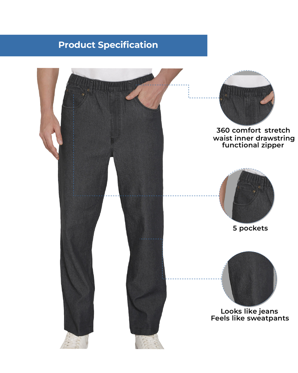 Mens Denim and Twill Pants