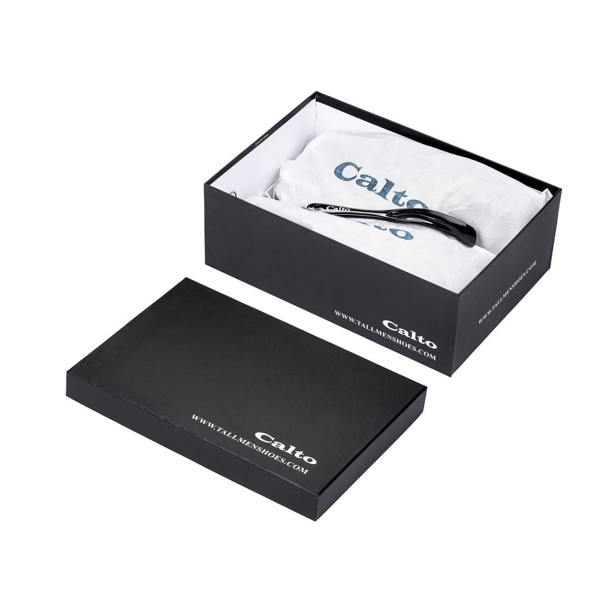 Mens 3 Inch Lift Leather Sneaker